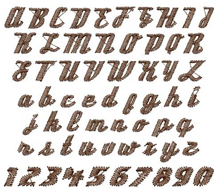 DEFTONE STYLUS Embrilliance Embroidery Font - Elegant Handwriting Style - BX font