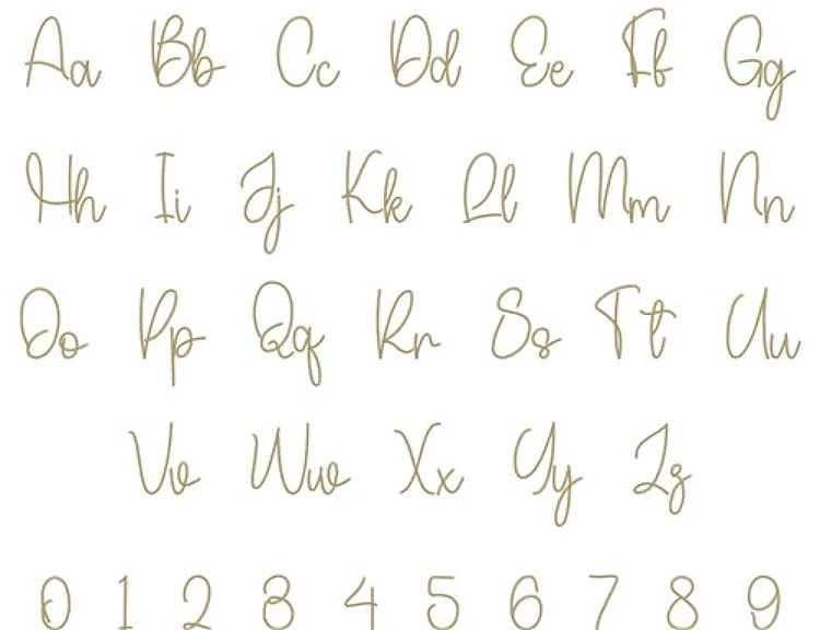 Stitch Gleam Embrilliance Embroidery Font - Flowing Script Style - BX font