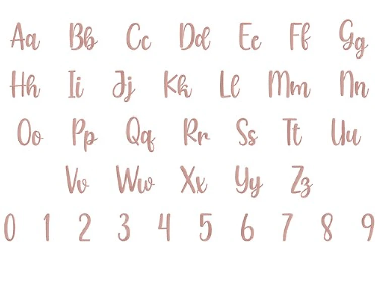 Rustica Emrbilliance Embroidery Font - Handwritten Script Lettering - BX font