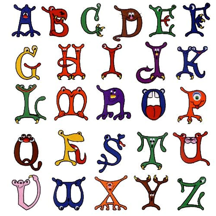 Silly Monster Letters