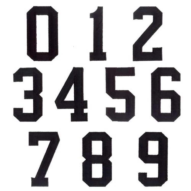 Athletic Applique Numbers