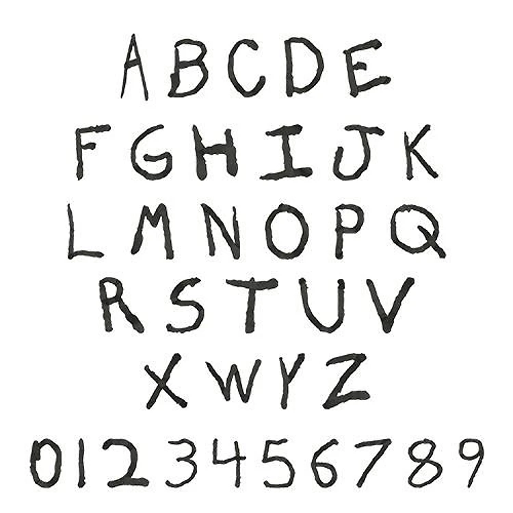 Darlin Font Embroidery Font - Playful Handwritten Design - Home Format - PES, DST & 6 formats