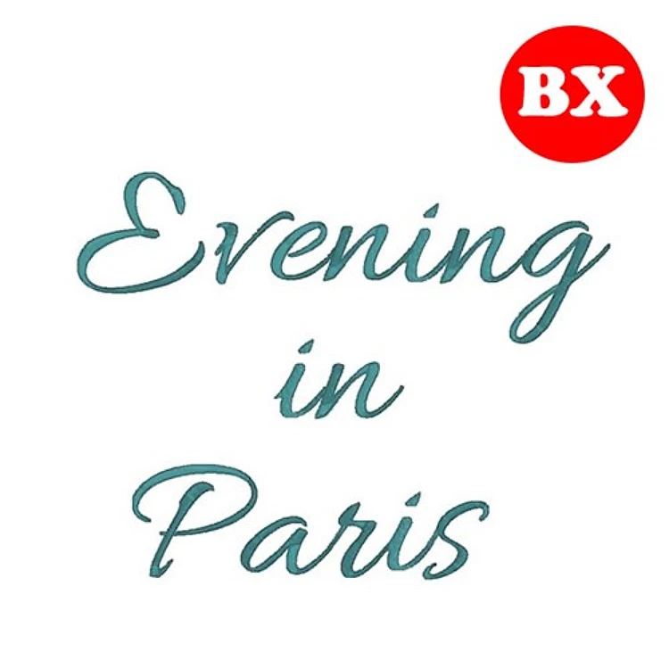 Paris Script Embrilliance