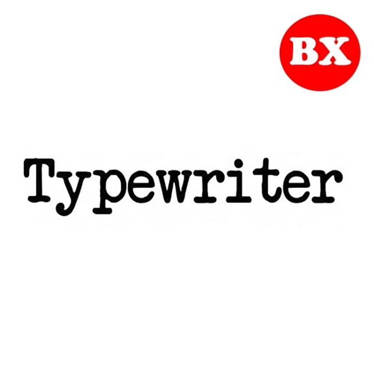 Typewriter Embrilliance