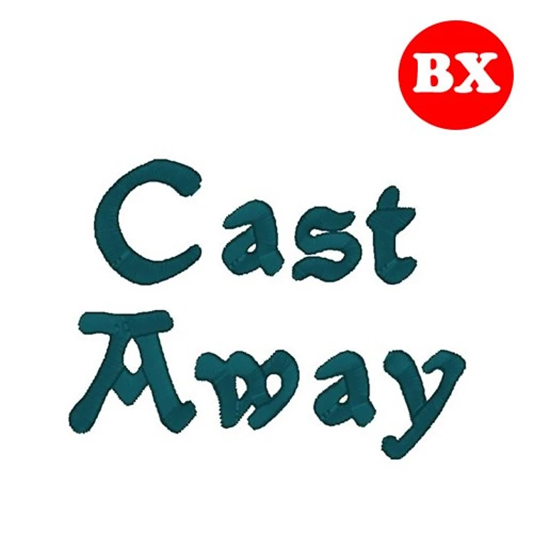 Castaway Embrilliance Embroidery Font - Decorative Script Style - BX font