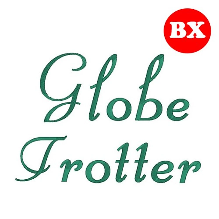 Globe Trotter Embrilliance Embroidery Font - Elegant Handwriting Script - BX font