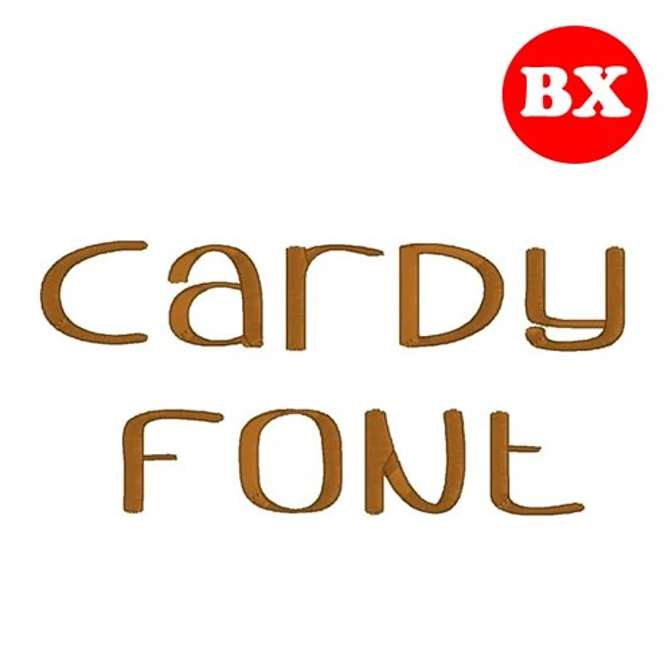 Cardy Font Embrilliance Embroidery Font - Decorative Handwriting Style - BX font