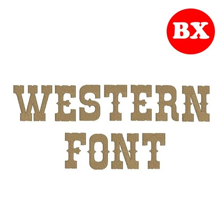 Western Font Embrilliance