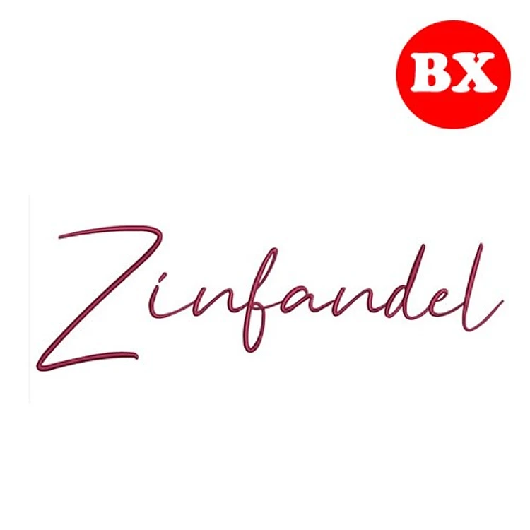 Zinfandel Embrilliance Font - Flowing Cursive Script Lettering - BX font