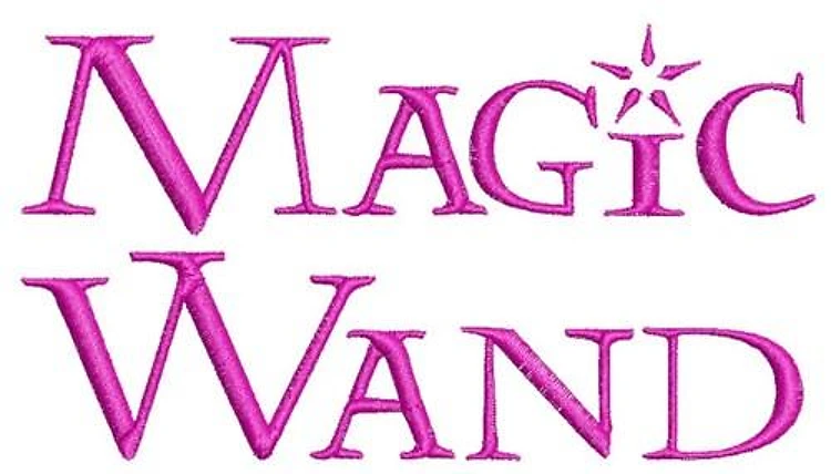 Magical Nights Embroidery Font - Decorative Whimsical Alphabet - Home Format - PES, DST & 9 formats