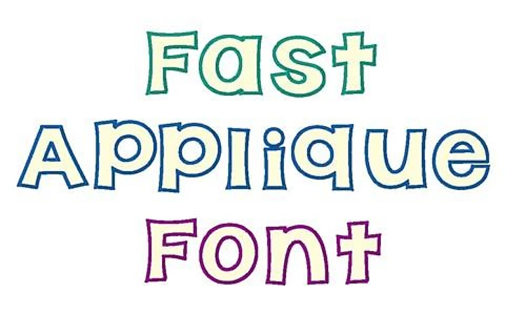 The Applique Font