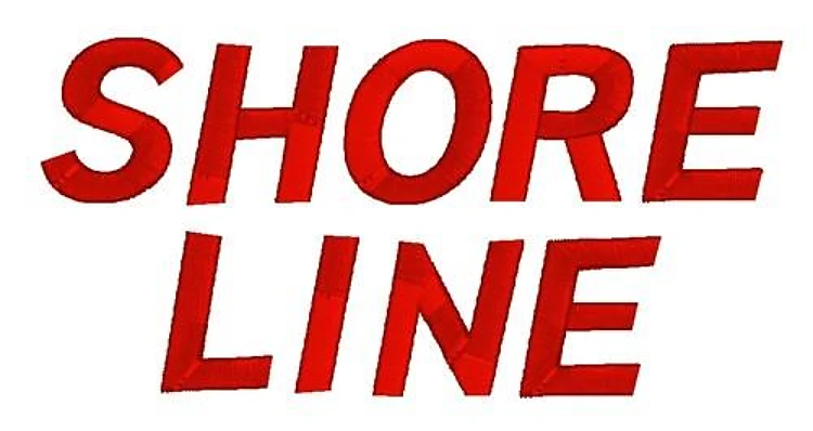 Shore Line Embroidery Font - Classic Block Letters - Home Format - PES, DST & 9 formats