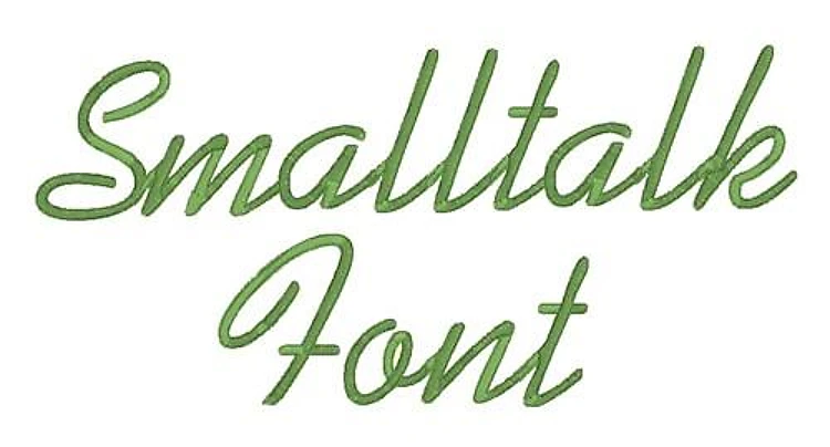 Executive script Embroidery Font - Elegant Handwriting Style - Home Format - PES, DST & 9 formats
