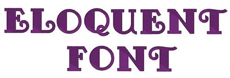 Eloquent Font