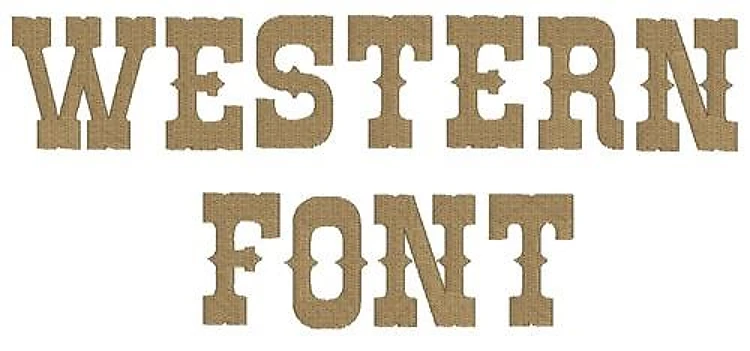 Western Font