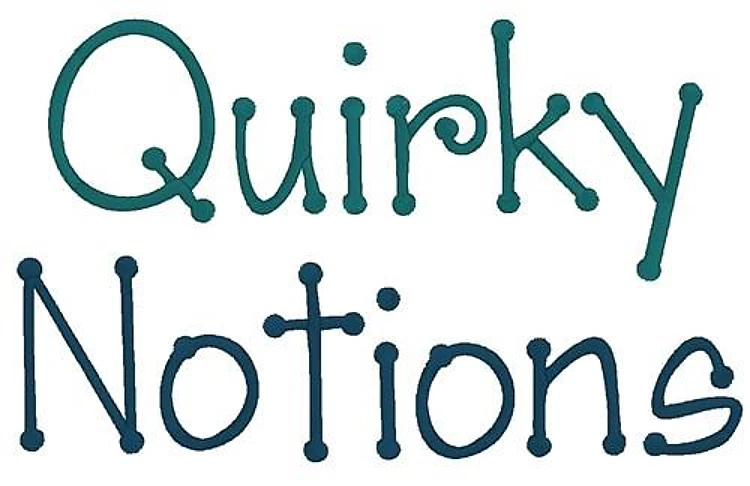Quirky Notions Font Embroidery Font - Playful Decorative Outline Lettering - Home Format - PES, DST & 8 formats