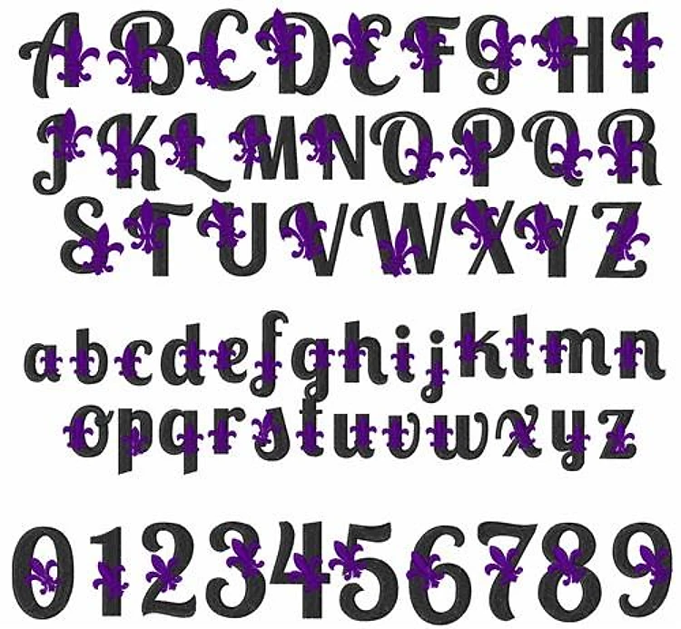 Fleur De Lis Font