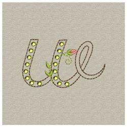monogram quick stitch machine embroidery - Crystal Monogram Small w for kitchen aprons