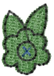 heart quick stitch machine embroidery - Dark Heart x perfect for patchwork quilt blocks