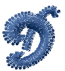 quick stitch dolphin machine embroidery pattern - Dolphins D for decorative pillow covers