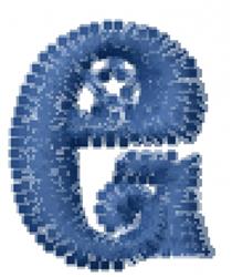 font quick stitch machine embroidery - Kingthing Willow Font e for reusable tote bags