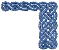 font quick stitch machine embroidery - Knotwork Font 7 for decorative pillow covers