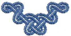 font quick stitch machine embroidery - Knotwork Font v perfect for reusable tote bags