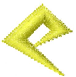 font quick stitch machine embroidery - Lightning Bolt Font e for reusable tote bags