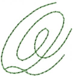 font quick stitch machine embroidery - Old Script Font Q perfect for kitchen aprons