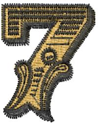 quick stitch font machine embroidery pattern - Ringmaster Font 7 for reusable tote bags