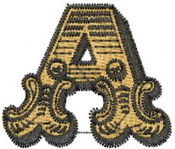 beginner-friendly font machine embroidery pattern - Ringmaster Font A for decorative pillow covers