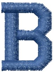 quick stitch font machine embroidery pattern - Varsity Regular Font B for kitchen tea towels