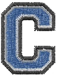 font quick stitch machine embroidery - Varsity Regular Font C perfect for Hoodies