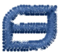 Zero Hour B - 4x4 hour quick stitch machine embroidery design for kitchen tea towels