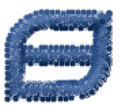 quick stitch hour machine embroidery pattern - Zero Hour b for reusable tote bags