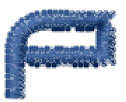 Zero Hour P - 4x4 hour quick stitch embroidery design for decorative pillow covers