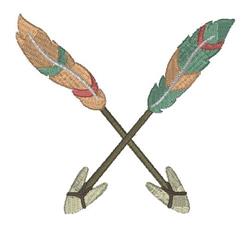 Arrow Monogram - 4x4 monogram beginner-friendly embroidery design for outdoor garden flags