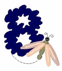 Bug Eight - 4x4 eight quick stitch machine embroidery design for Baby Blankets