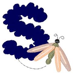 Bug S - 4x4 bug beginner-friendly machine embroidery design for Baby Blankets
