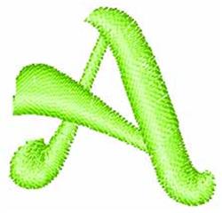 script quick stitch machine embroidery - Flirty Formal Script A for patchwork quilt blocks