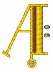 quick stitch clock machine embroidery pattern - Grandfather Clock A for decorative pillow covers