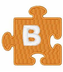Puzzle Piece Solid B - 4x4 solid beginner-friendly embroidery design for reusable tote bags