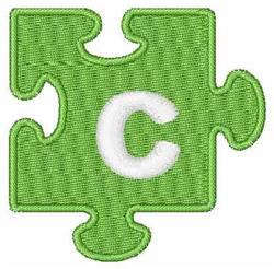 solid beginner-friendly machine embroidery - Puzzle Piece Solid C for kitchen aprons