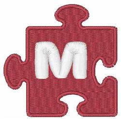 Puzzle Piece Solid M - 4x4 solid beginner-friendly embroidery design for cute baby onesies