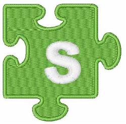 Puzzle Piece Solid S - 4x4 solid beginner-friendly embroidery design for reusable tote bags
