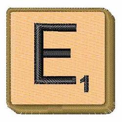 tile quick stitch machine embroidery - Scrabble Tile E 1 perfect for Backpacks
