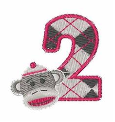 quick stitch monkey machine embroidery pattern - Sock Monkey 2 for decorative pillow covers