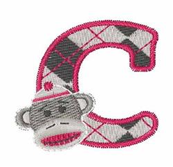 quick stitch christmas monkey machine embroidery pattern - Sock Monkey C for Childrens Clothing