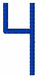 Squared 4 - 4x4 squared quick stitch machine embroidery design for Sports Jerseys