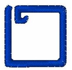 squared quick stitch machine embroidery - Squared o perfect for reusable tote bags